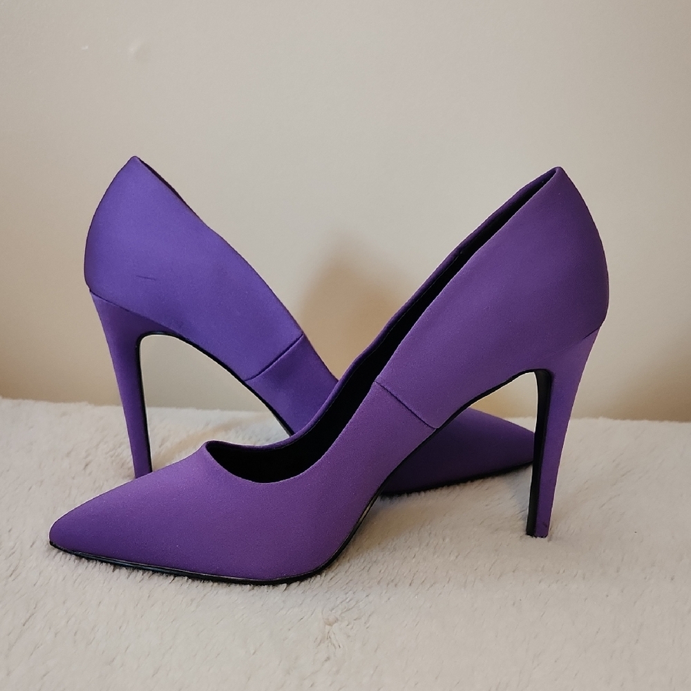 Purple High Heeled Shoes